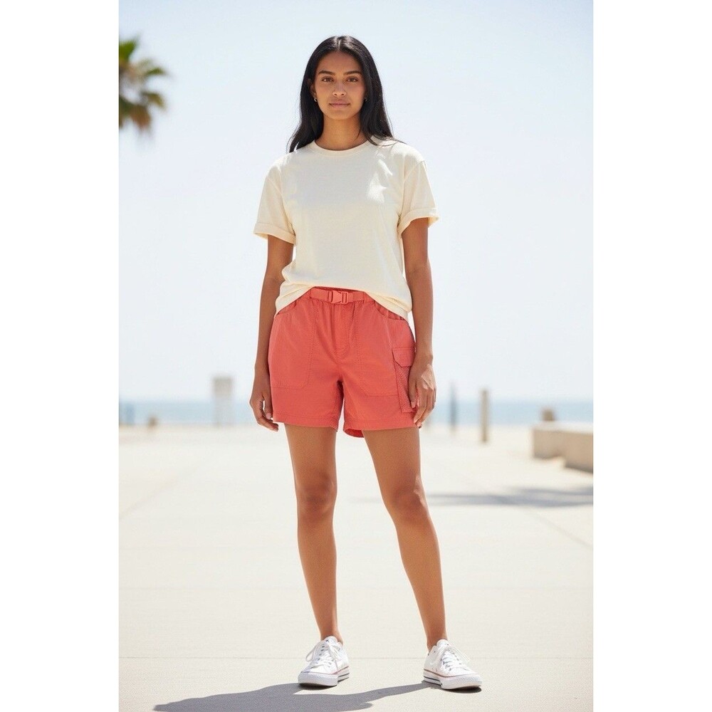 Outdoor Voices RecNylon 4" Short - Hot Coral M Fitness Gym Walking